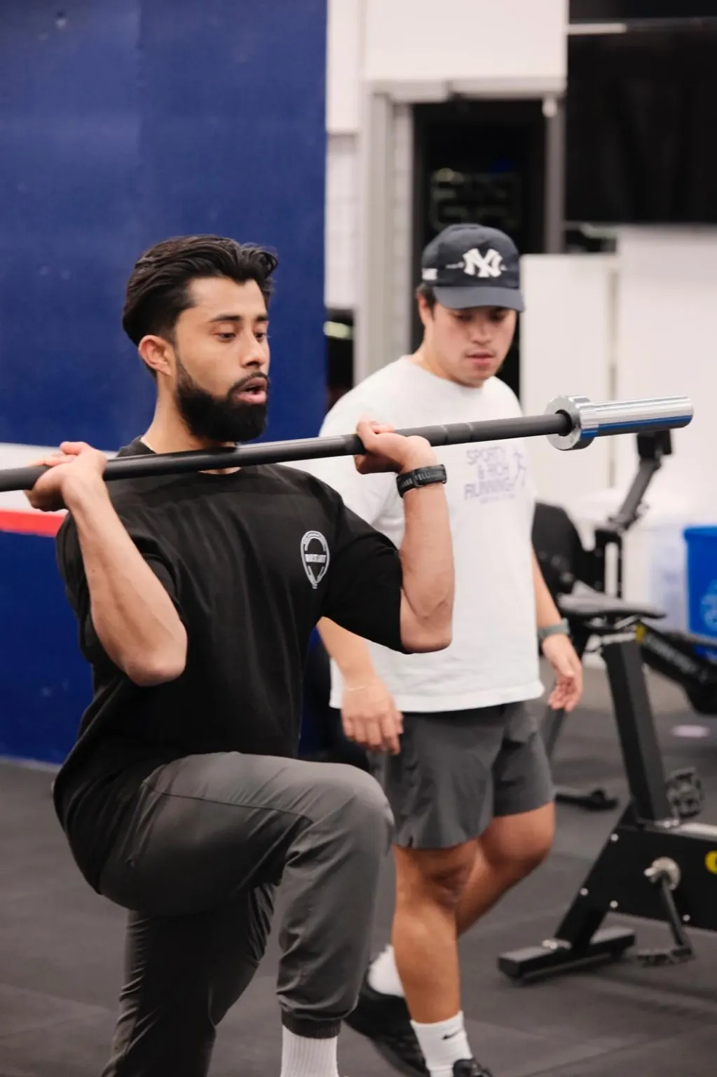 A RISTART member rebuilding strength